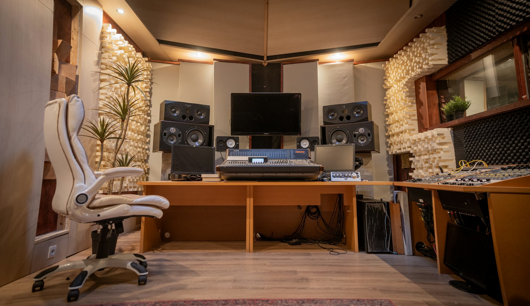 A recording studio